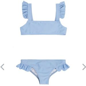 Minnow Swim girls peri blue tie back bikini